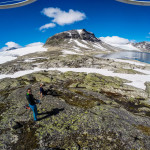 Kupvantet is above Styggevatnet near Jostedalsbreen glacier.