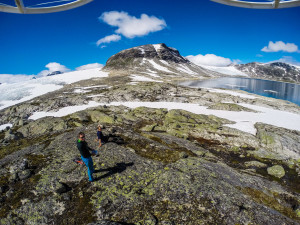 Kupvantet is above Styggevatnet near Jostedalsbreen glacier.